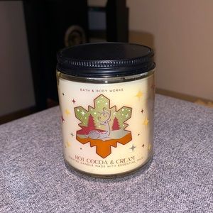 Bath and Body Works Hot Cocoa & Cream Single Wick Candle